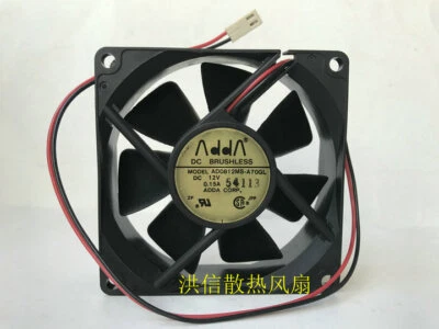 1 PCS ADDA Fan AD0812MS-A70GL  80*80*25mm 2 Pin DC12V 0.15A - Image 1 of 4