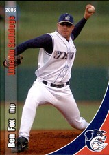 2006 Lincoln Saltdogs Grandstand #18 Ben Fox Las Vegas Nevada NV Baseball Card