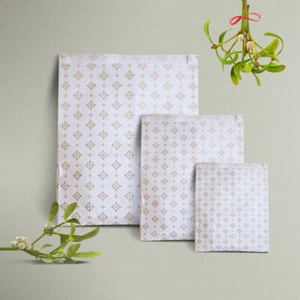 Süße Papiertüten Gold Sterne Design - Hochzeit, Geschenk, Weihnachten, Party/Geschenktüten - Bild 1 von 2