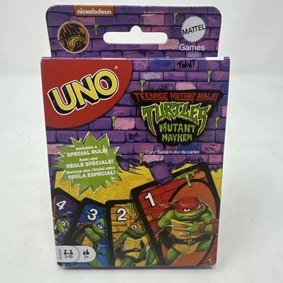 UNO TMNT / Teenage Mutant Ninja Turtles "Mutant Mayhem" Edition Card Game - Image 1 of 2