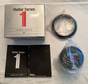 Vivitar Series 1 19-35mm f3.5-4.5 MF PF-A/R Pentax-Ricoh w/ Box and Instructions - Picture 1 of 9