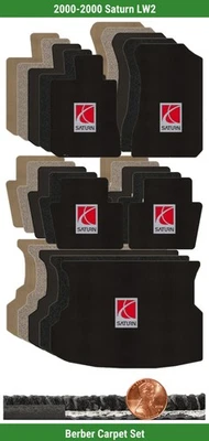 Juego de alfombrillas bereber personalizadas Lloyd para Saturn LW2 2000 con logotipo (5 piezas) #11B5 Foto 1 de 4