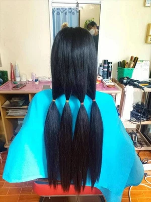 Cola de caballo cabello humano 1467 - 18 pulgadas / 110 gramos Foto 1 de 4