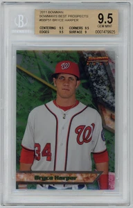 BRYCE HARPER 2011 Bowman Bowman's Best Prospects Rookie #BBP51 BGS 9.5 - Picture 1 of 2
