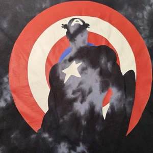 Marvel Captain America T-Shirt Herren Größe L Lizenziert Batik Top - Bild 1 von 6