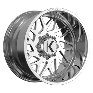 20x12 KG1 Forged KT061 Bypass Polished LEFT DIRECTIONAL Wheel 8x6.5 (-44mm) - Picture 1 of 5