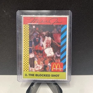 Michael Jordan 1990 McDonald's #2 The Blocked Shot - Picture 1 of 2