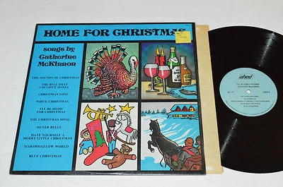 CATHERINE McKINNON Home For Christmas LP Ahed Records Canada AC-17 VG+/NM Vinyl - Image 1 of 4
