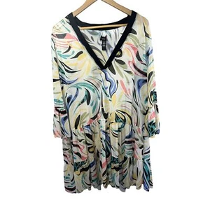 Vestido para mujer COCO REEF encantador estampado abstracto natación encubrimiento multicolor grande - Imagen 1 de 10