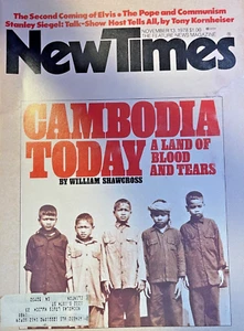 New Times Magazine November 13, 1978 Elvis Presley Cambodia Today Stanley Siegel - Picture 1 of 4