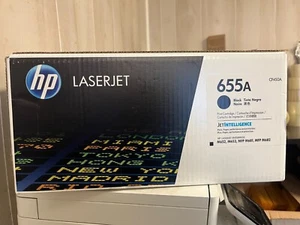 HP 655A (CF450A) Black Original LaserJet Toner Cartridge sealed box - Picture 1 of 1
