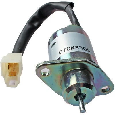 12V Fuel Shut Off Solenoid for Kubota BX2200 D905 D1005 D1105 V1205 V1305 V1505T
