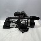 Canon XL2 MiniDV Video Camcorder With Backpack Case & Manual ~ For Parts/Repair