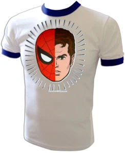 VTG 70s Spider-Man TV Cartoon Peter Parker Avengers Movie Marvel Iron-On T-Shirt - Picture 1 of 1