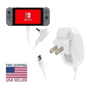 For Nintendo Switch AC Power Supply Adapter Home Wall Travel Charger Cable 1A - Picture 1 of 8