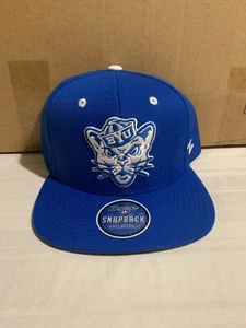 BYU Cougars Throwback NCAA Zephyr Blue Captain Snapback Hat New - Picture 1 of 5