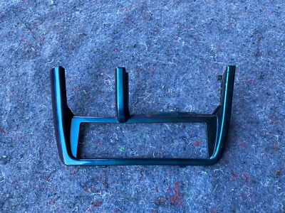 99-01 ISUZU VEHICROSS Dash Heater Surround Trim Radio Vent Lower Blue OEM #1383E - Image 1 of 4