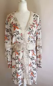 Vestido American Rag Midi XXL Floral Cintura Ajustada Encaje Cottage Core Nuevo con Etiquetas - Imagen 1 de 15