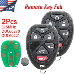 2 For 2007 2008 2009 2010 2011 2012 2013 2014 Chevrolet Suburban Remote Key Fob - Foto 1 di 7