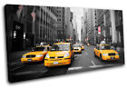 New York NYC Taxi Cab  City SINGLE CANVAS WALL ART Picture Print VA
