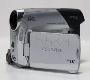 Canon ZR850 MiniDV Camcorder 35x Optical Zoom Digital Video Camera (Body Only) - Picture 1 of 9