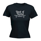 Dad Of Twins Classic Over Achiever - Funny Womens Novelty T-Shirt Tee Tshirt