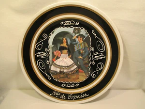 Spanien Souvenir Andenken Vintage Porzellan Wandteller : Flamenco Spain - Bild 1 von 4