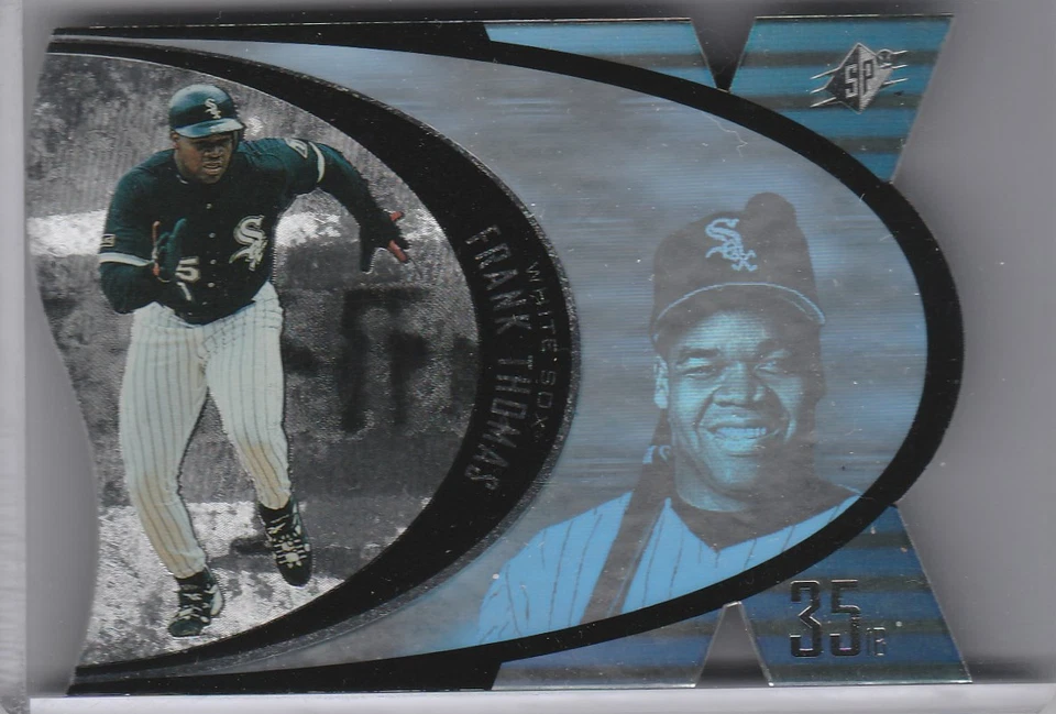 1997 SPX #SPX17 FRANK THOMAS SILVER DIE-CUT CHICAGO WHITE SOX HOF 1109 - Image 1 of 1