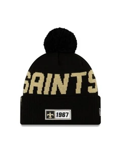 Cappello New Orleans Saints New Era Road Sport Maglia Sul Campo Pom Maglia - Foto 1 di 2