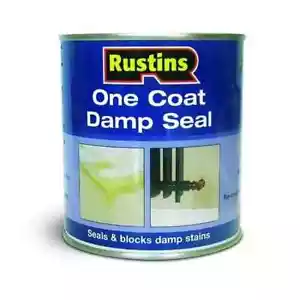 Damp Seal Paint Rustins One Coat 500ml Seals and Blocks Damp and Water Stains UK - Picture 1 of 5