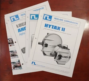 RED LAKE SALES BROCHURES FOR HYCAM II, FASTAX II, HYTAX II, LOCAM II/221328 - Picture 1 of 1