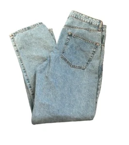 NWT ASOS Design Baggy Straight Leg Light Wash Denim 31x32 Jeans - Picture 1 of 8