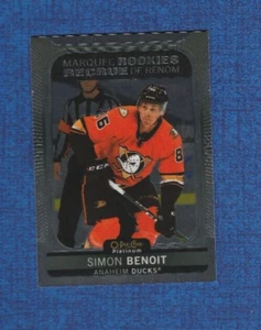 2021-22 OPC O-pee-chee Platinum Marquee Rookies # 235 Simon Benoit - Picture 1 of 2