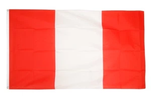 Fahne Peru Flagge peruanische Hissflagge 90x150cm - Picture 1 of 1