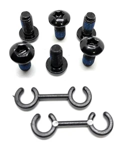 Paquete de 6 pernos de aleación Ti M5 x10mm NEGRO. Tornillos para rotor, botella de agua, etc. - Imagen 1 de 4