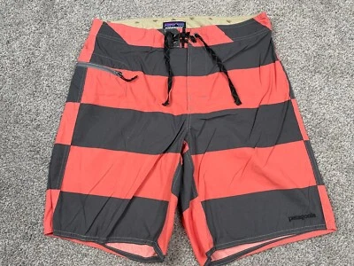 Bañador Patagonia para Hombres 32 Rayas Playa Vacaciones Verano Traje de Baño Pantalones Cortos Foto 1 de 4