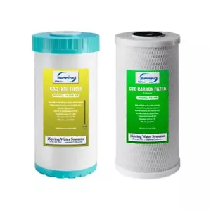 ISPRING 50 Microns Whole House Water Filtration CTO Carbon Block and GAC 2-Pack - Picture 1 of 2