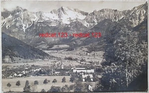 AK Admont mit Hallermauern / Liezen Steiermark 1925 Foto PK Panorama Admont Berg - Bild 1 von 2