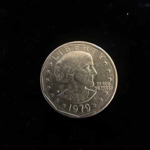 Susan B Anthony Liberty 1979 D ONE DOLLAR U.S. Coin Excellent Conditon Cover