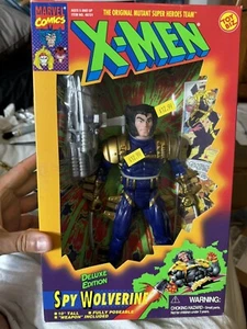 Marvel Comics 1996 Toy Biz Deluxe Edition Spy Wolverine 10" Actionfigur Neu im Karton X - Bild 1 von 24