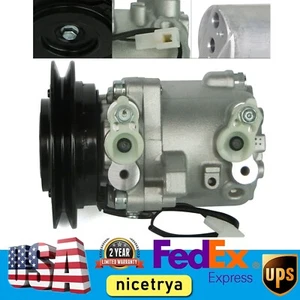 AC Compressor + Drier KIT for Kubota M108S M5040 M6040 M7040 M8540 M9540 Tractor - Picture 1 of 13