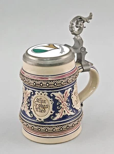 9345065 Ceramica Vereins-Bierkrug Lanciatore Rilievo Merkelbach Um 1900 Club - Picture 1 of 7