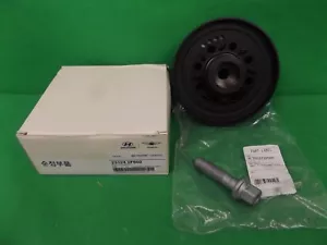 GENUINE HYUNDAI SANTA FE SUV CM & DM SERIES 2.2L TD HARMONIC BALANCER + BOLT SET - Picture 1 of 5