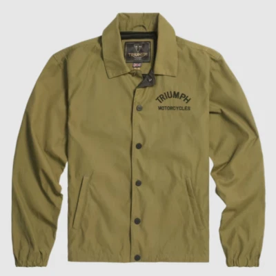 Triumph Motorcycle Carter Coach Jacket Khaki MTES24007 - Изображение 1 из 4