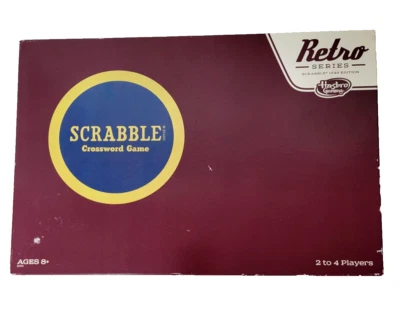 Scrabble Retro Series 1949 Edition COMPLETE Hasbro Gaming 2014 Crossword Game - Image 1 of 4