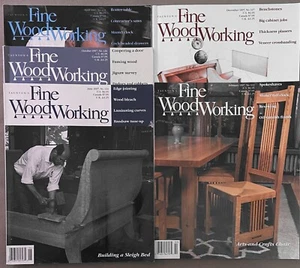 Fine Woodworking Magazine Lot 1997 Issues 122-124,126-127 - Picture 1 of 6