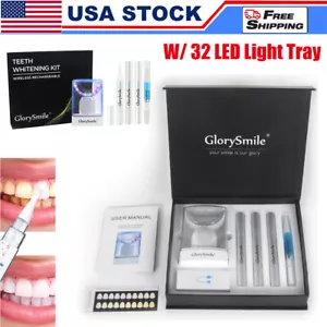 Smile Teeth Whitening Gel Kit Teeth Whitener with LED Light Tray Non-Sensitive - Picture 1 of 19