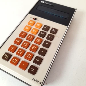 Rockwell 24RD-II Working Vintage 1980s Calculator Made in Japan - Picture 1 of 10