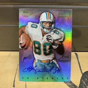 1997 Stadium Club Co-Signers Fred Barnett Amani Toomer #CO75 Auto Rookie Dual Rc - Picture 1 of 4