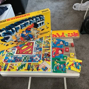 VINTAGE SUPERMAN 3 III BOARD GAME 1982-83 PARKER BROTHERS 100% COMPLETE - Picture 1 of 18